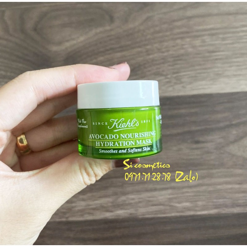 Mặt Nạ Bơ Cấp Nước Kiehls Avocado Nourishing Hydration Mask 10g
