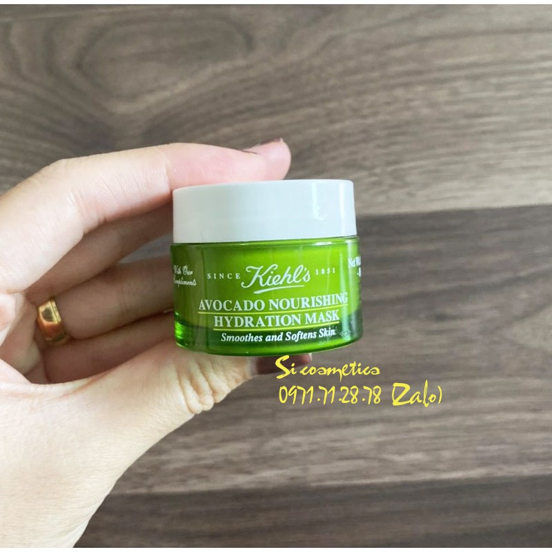 [mini size] Mặt Nạ Bơ Cấp Nước Kiehls Avocado Nourishing Hydration Mask 10g