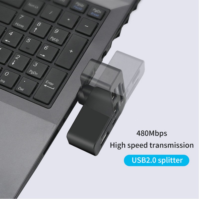 Bộ Chia 2 Cổng Usb 2.0 Với Đầu Đọc Thẻ Nhớ Tf Sd Cho Laptop Ssvn | BigBuy360 - bigbuy360.vn