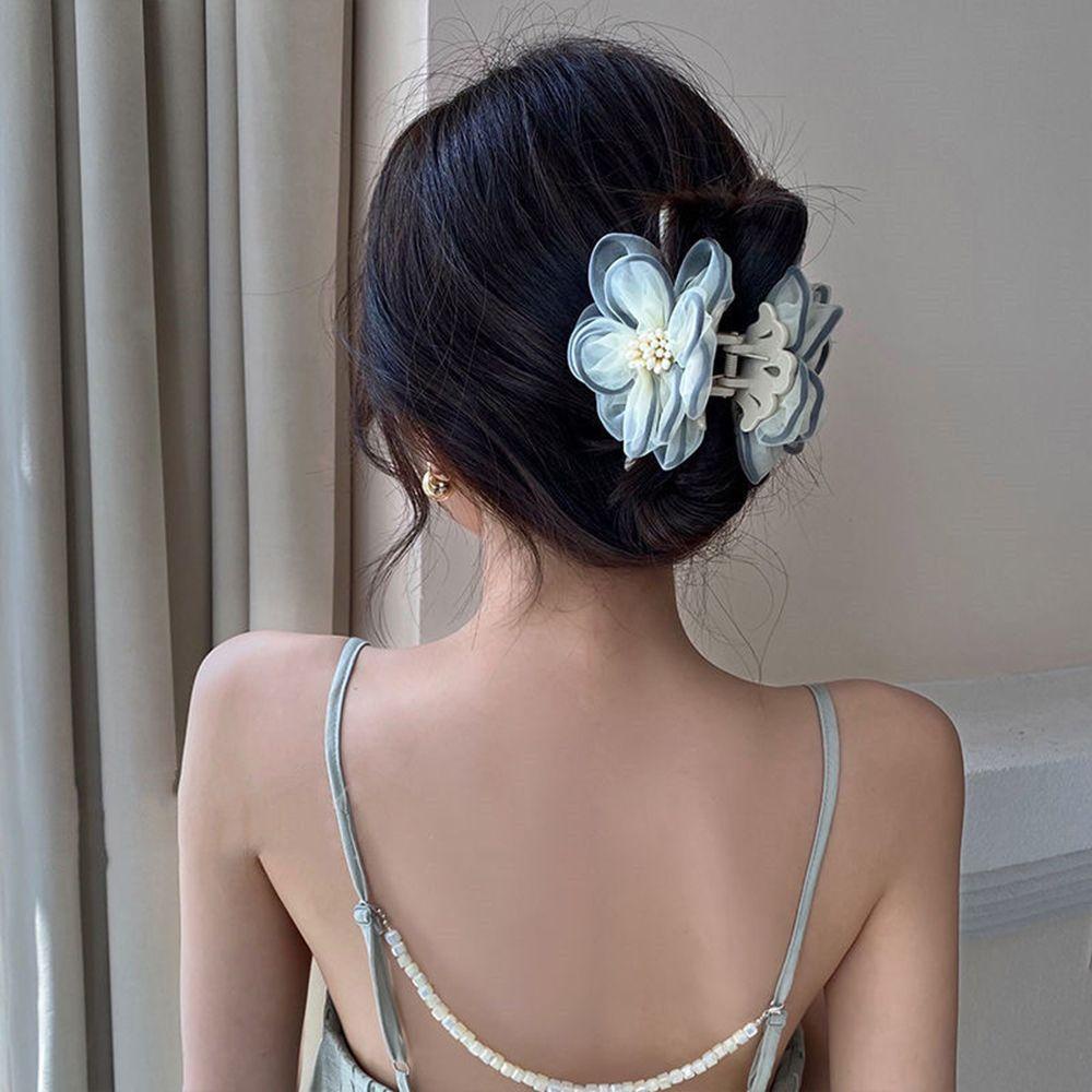 Kẹp Tóc Hoa DANILO Phong Cách Hàn Quốc Dễ Thương Cho Nữ