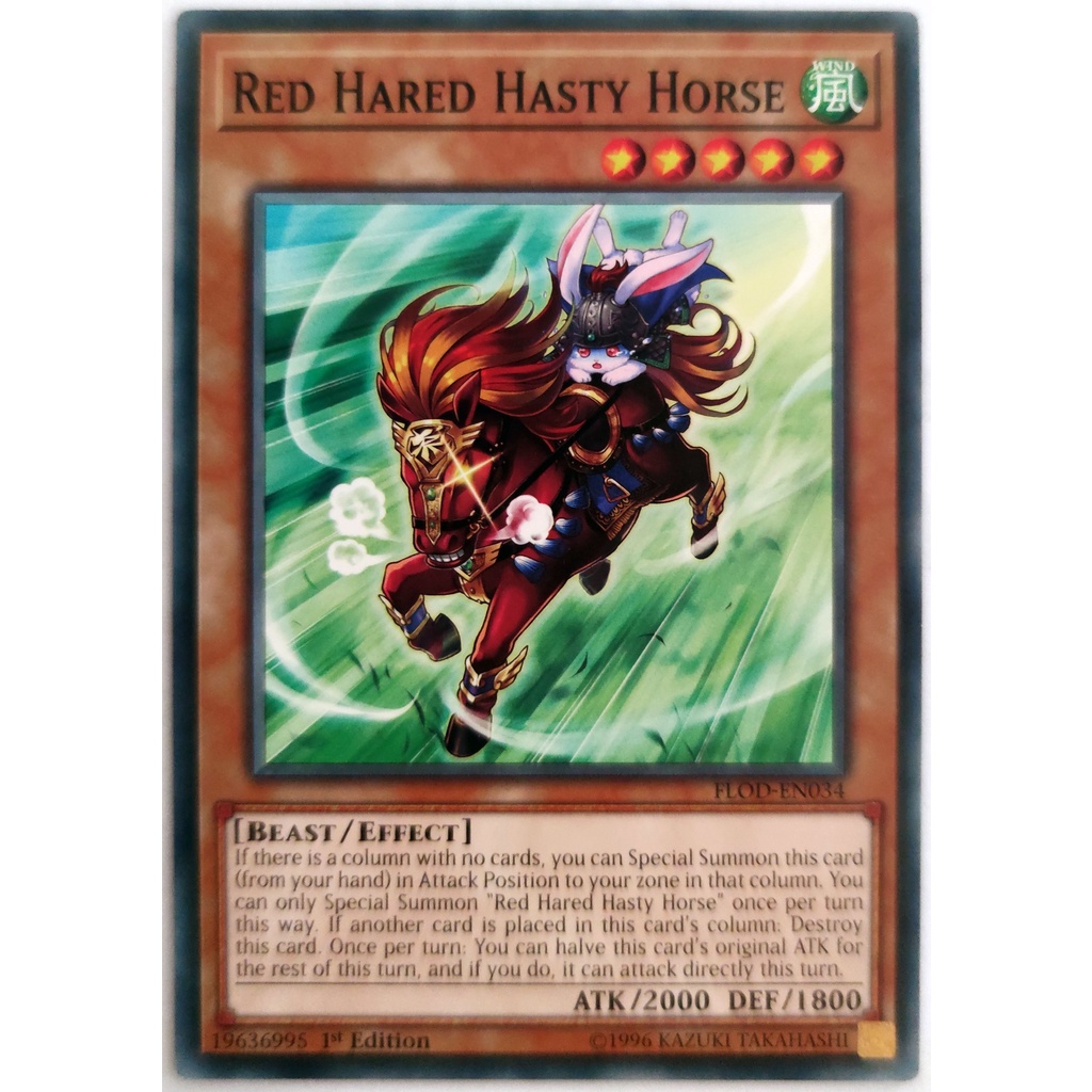 [Thẻ Yugioh] Red Hared Hasty Horse |EN| Common