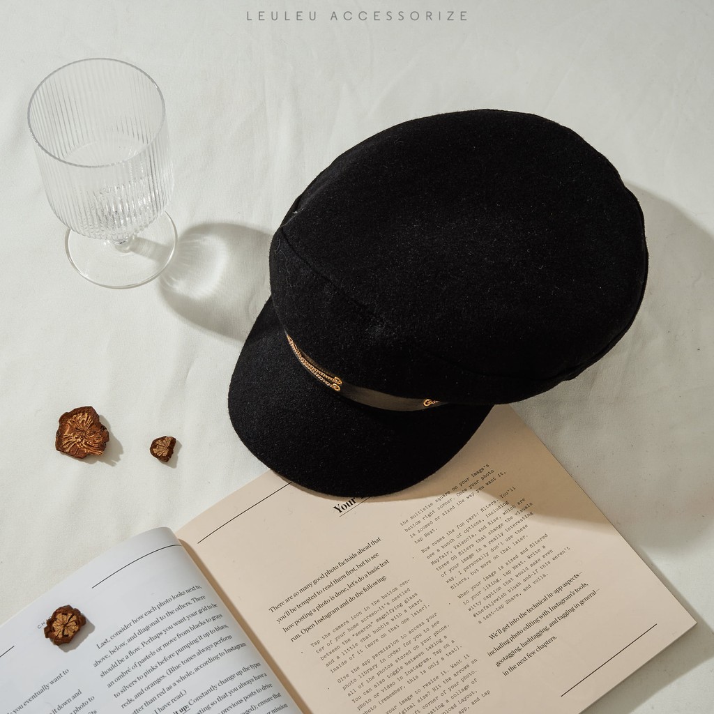 MŨ BUCKERBOY DẠ CÁ TÍNH LEULEU.ACCESORIZE