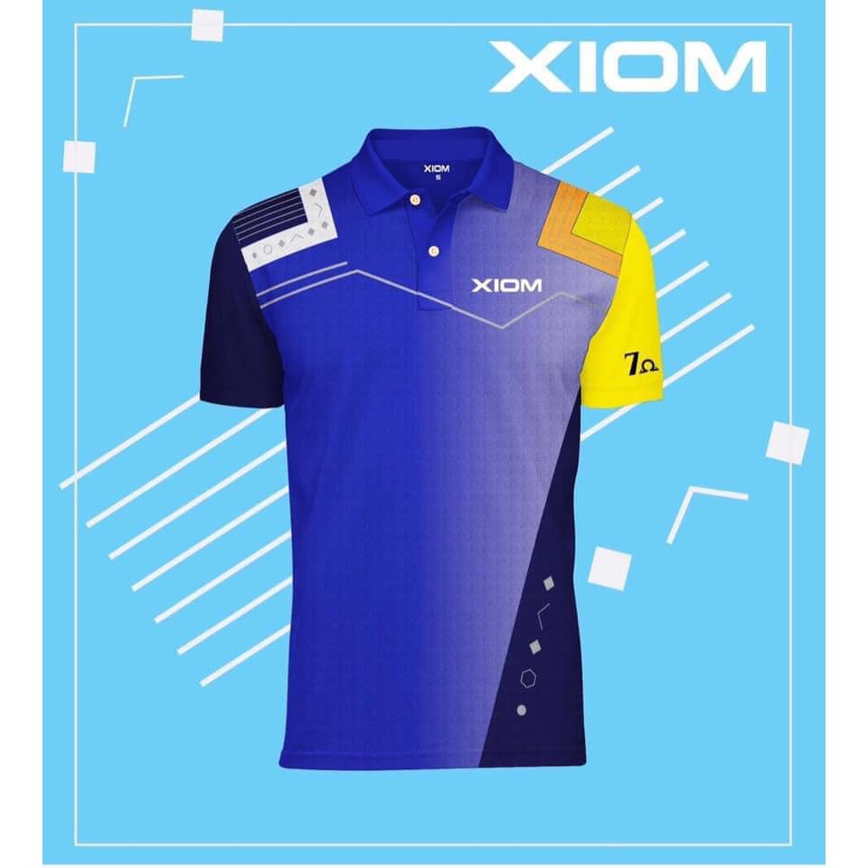 Áo Bóng Bàn XIOM F1 T7/2020 Mẫu Mới Nhất 9 Màu Sắc Năng Động Trẻ Trung