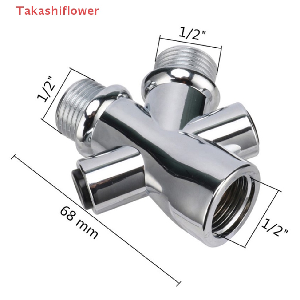 1 Đầu Chia 3 Cổng Vòi Hoa Sen 1 / 2 &quot;Bằng Nhựa Chuyên Dụng Cho Phòng Tắm