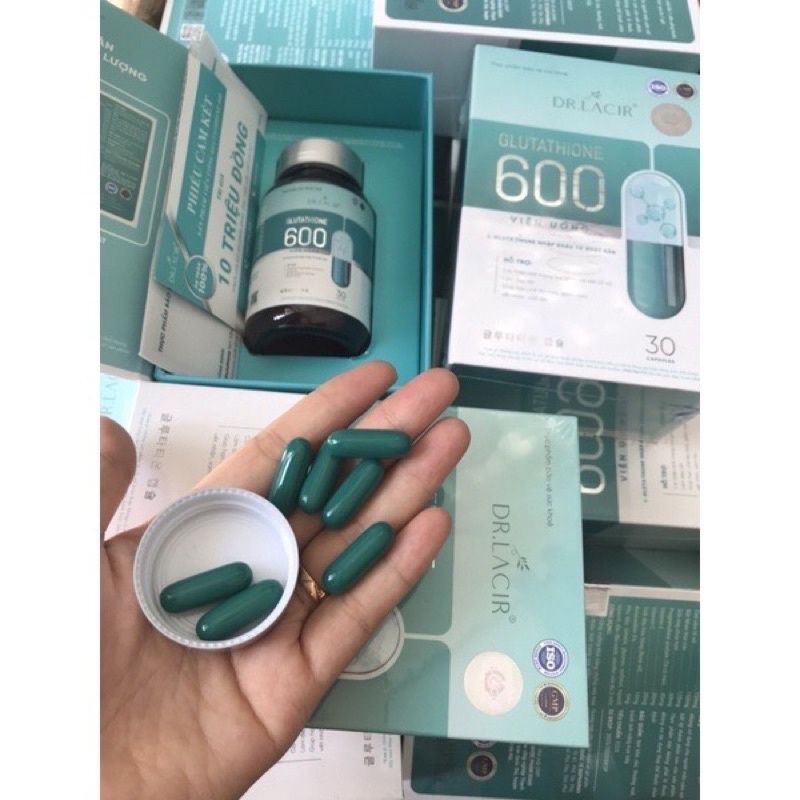 Viên uống trắng da Glutathione 600 + Glutathione Plus, Trắng da, giảm nám tàn nhang, cải thiện sinh lý nội tiết tố nữ