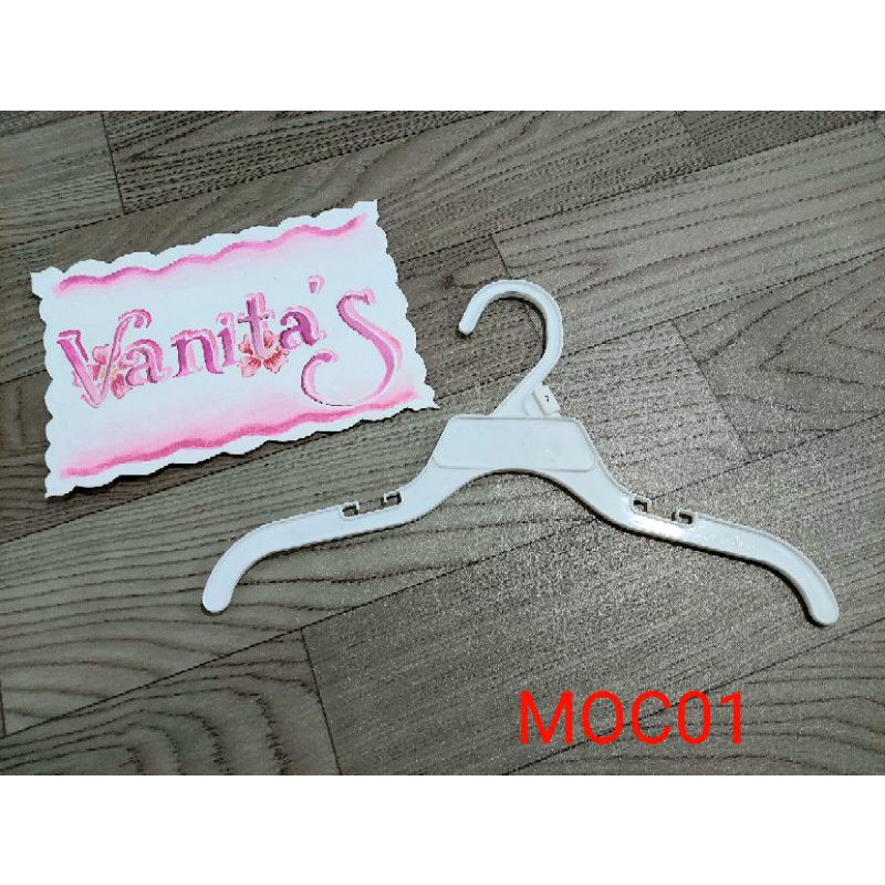 MÓC ÁO NHỰA MÀU TRẮNG (Combo 10 cái)