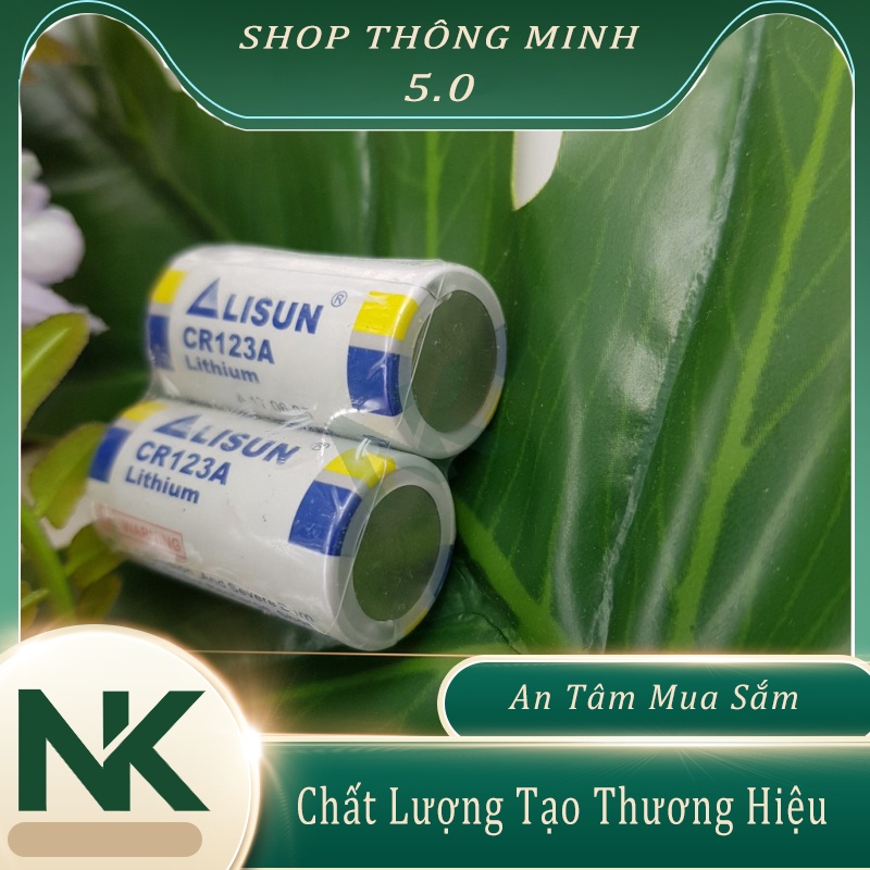 Pin CR123A 3V Lithium CR123A 3V Hãng Lisun (2 Viên), Pin CR123A dùng cho máy ảnh film và máy ảnh instax mini