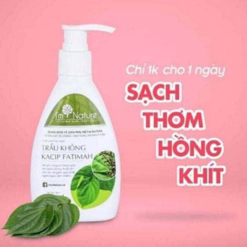 Dung Dịch Vệ Sinh Phụ Nữ Trầu Không 150ml