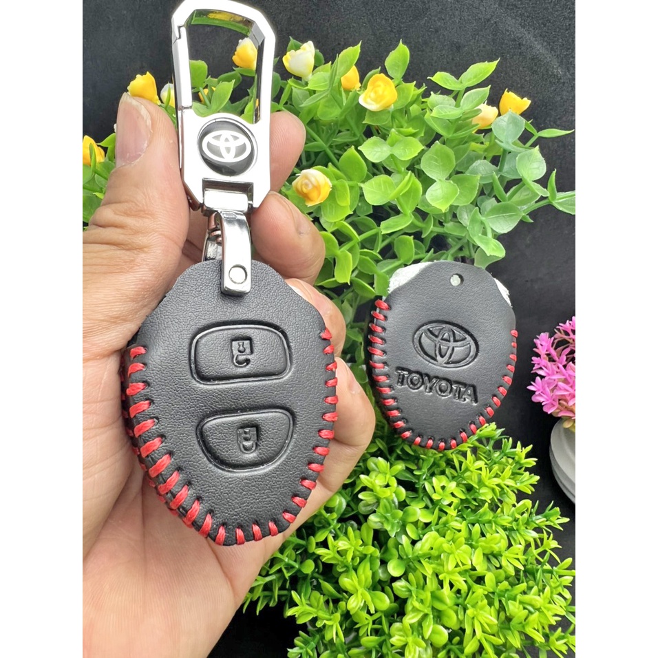 Bao Da chìa khóa Toyota Vios 2007-2012, Yaris, Innova, Fortuner, Hilux