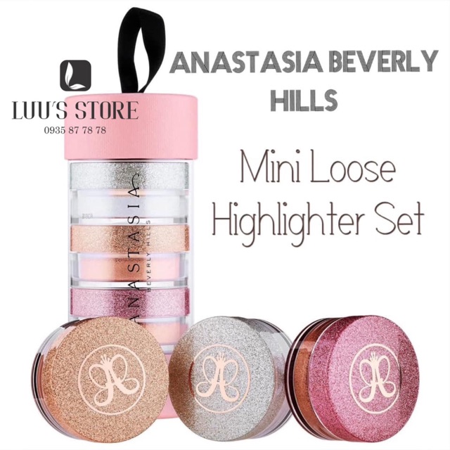 Set Bắt Sáng Anastasia Beverly Hills Mini Loose Hightlighter Set