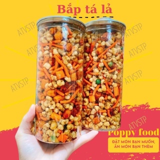 Bắp tá lả, bắp mix vị, bắp tả lả siêu ngon, đồ ăn vặt sạch hủ 350g, đồ ăn vặt Poppy