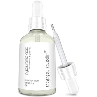 Serum dưỡng ẩm Poppy Austin Best Pure Hyaluronic Acid with Vitamin C, Green Tea, Vitamin E & Organic Jojoba Oil 60ml