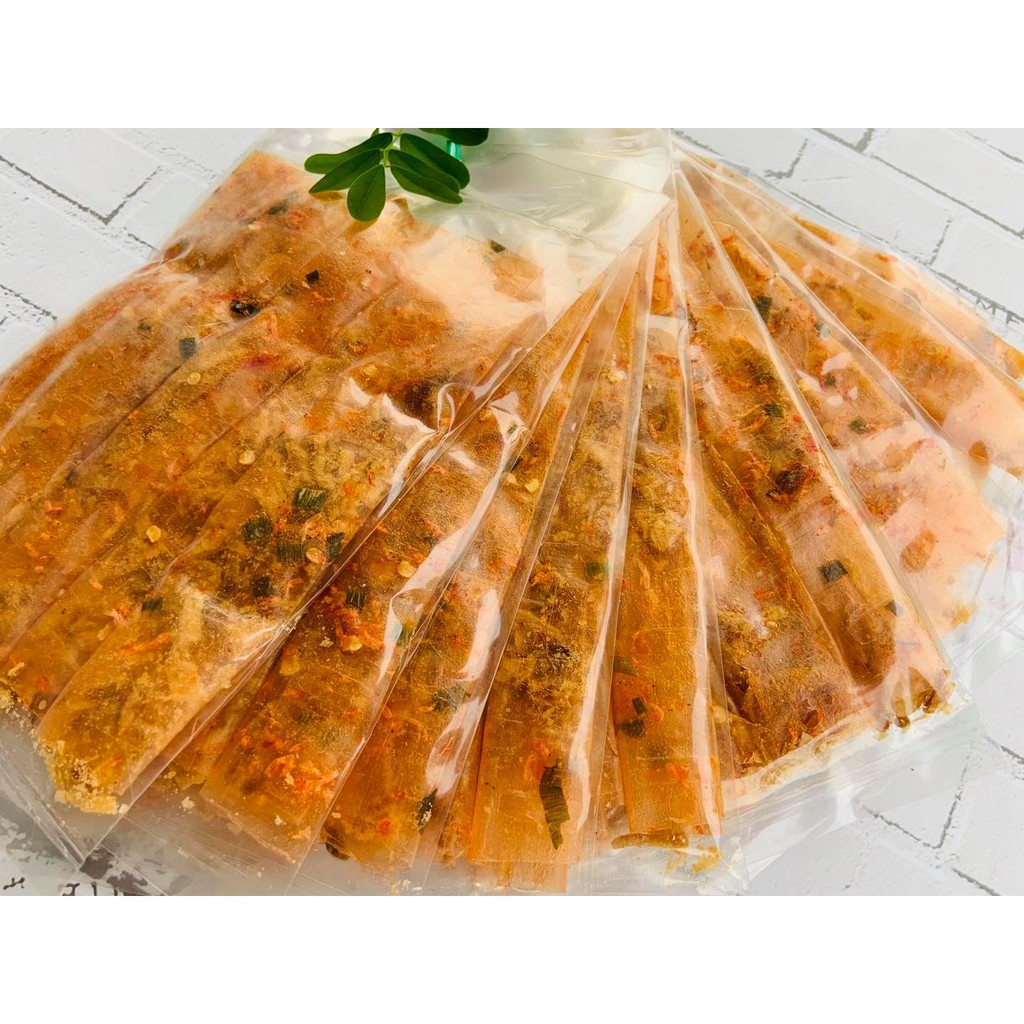 10 BỊCH BÁNH TRÁNG DẺO TÔM CUỐN HÀNH PHI CHÍNH GỐC TÂY NINH