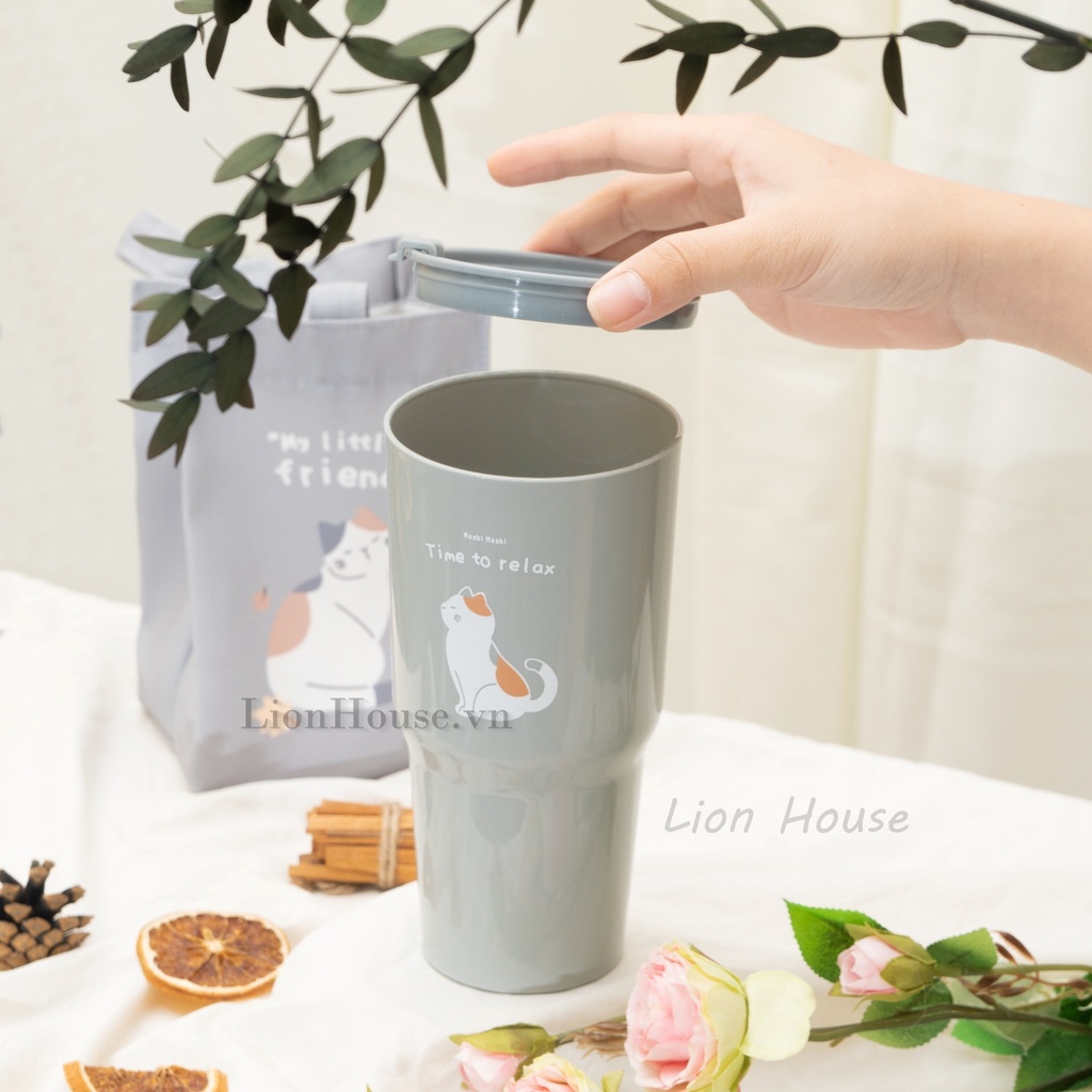 Ly Moshi Moshi Thái Lan  Kèm Túi Vải 750ml