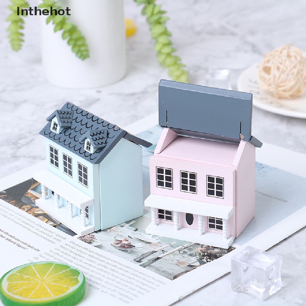 Mô Hình Ngôi Nhà Búp Bê Bằng Gỗ Dễ Thương Xinh Xắn