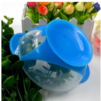 Bát Ăn Dặm Chống Đổ Kèm Thìa Báo Nóng Có Hộp Giấy Đựng