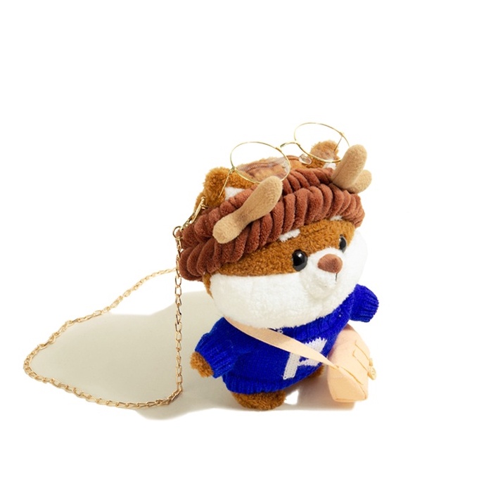 🌸Hàng Order🌸 Túi Xách Muzi&kai Chính Hãng Hình Chú Gấu Bông Đeo Kính Quai xích Đáng Yêu Nữ Tính 🌸Hàng Quảng Châu