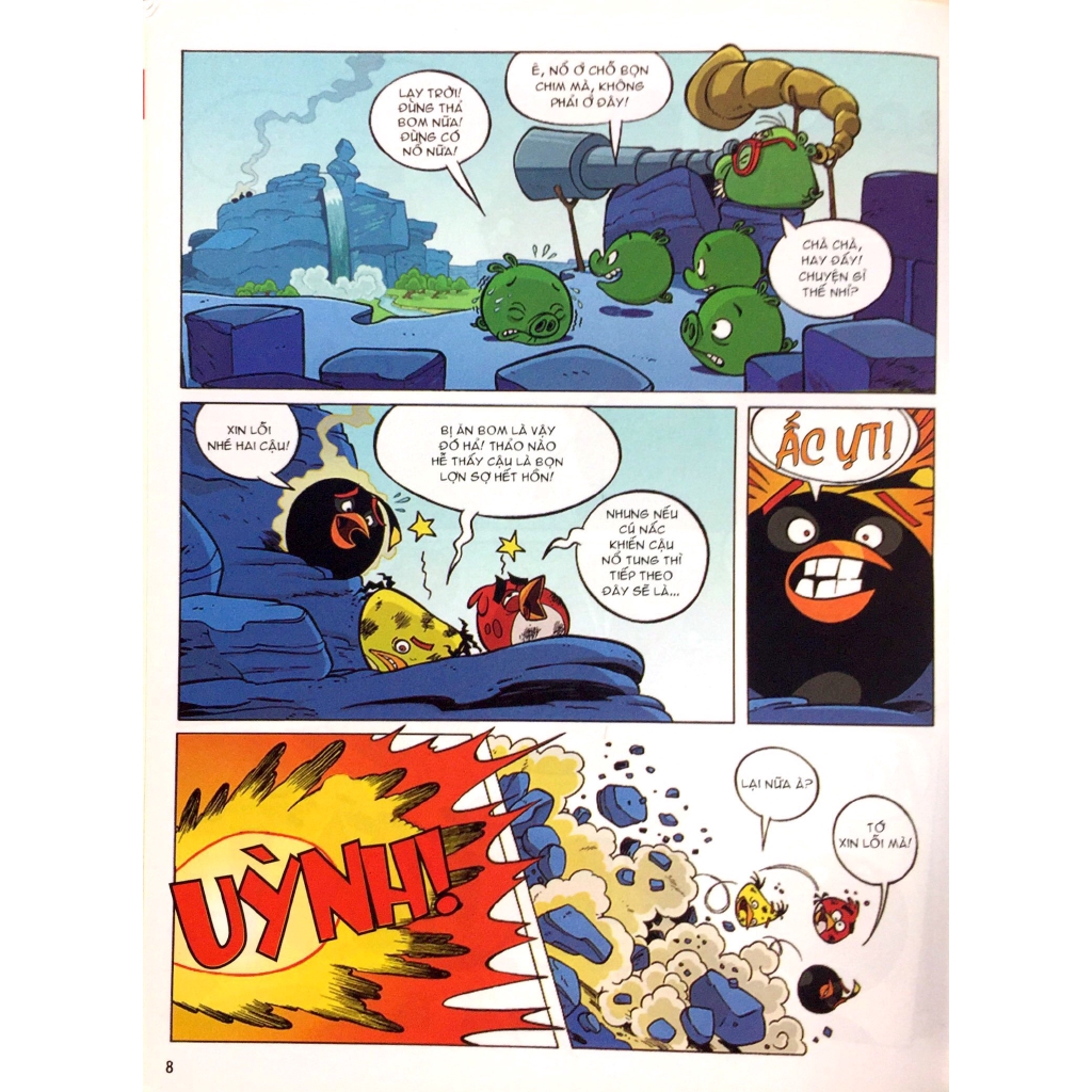 Sách - Angry Birds Comics - Chiến Dịch Trộm Trứng