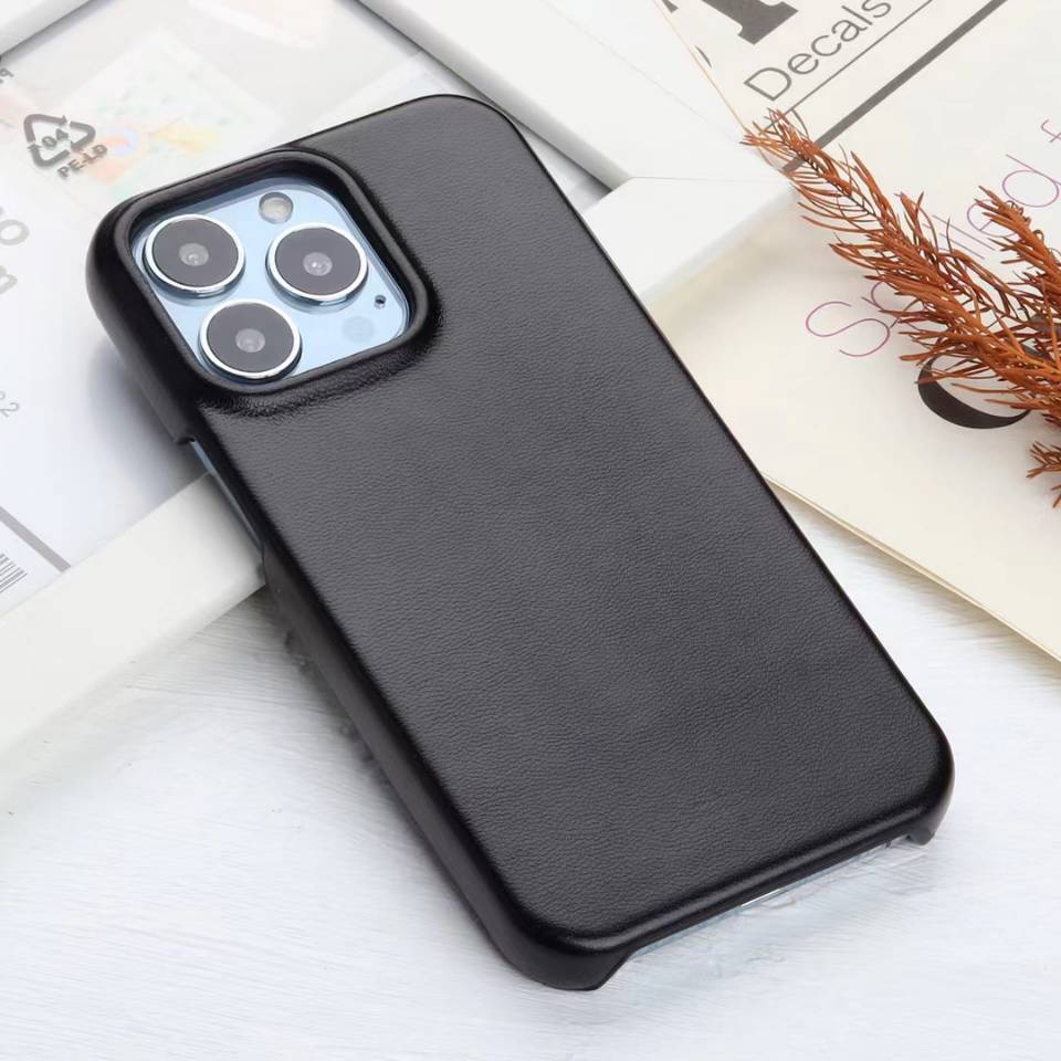 Sang Trọng Ốp Điện Thoại Da Cứng Cho iphone 15 pro max 14 plus 13 12 11 pro