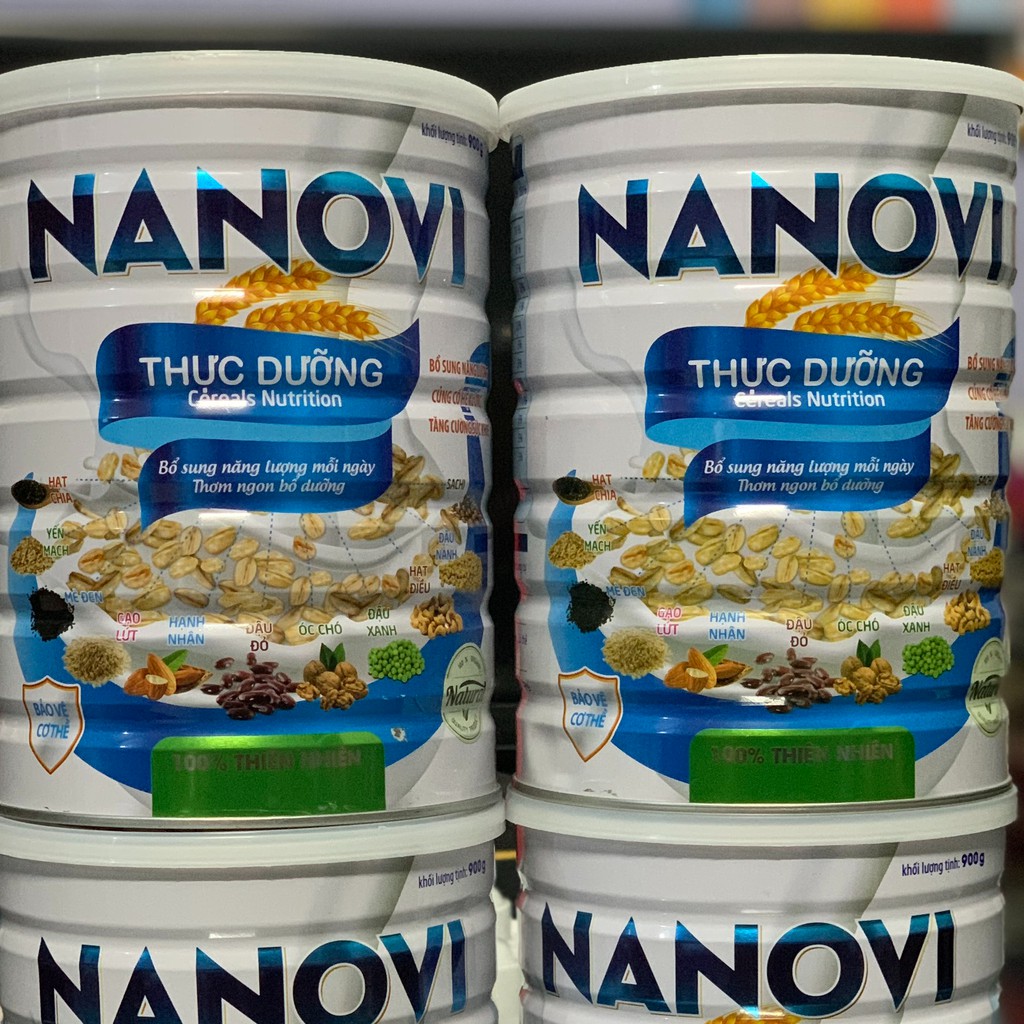Bột ngũ cốc Nanovi thực dưỡng 100% thiên nhiên phù hợp cho mọi người sử dụng, ăn chay, tiểu đường.