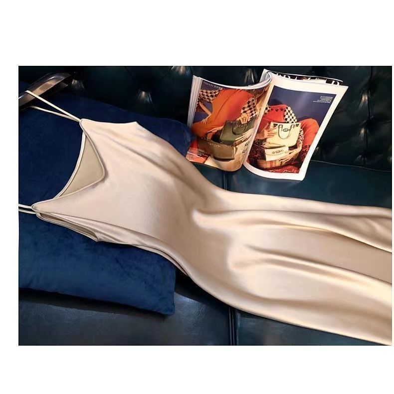 Đầm Hai Dây Dáng Suông Dễ Thương Xinh Xắn Thời Trang 2022 Dành Cho Nữ