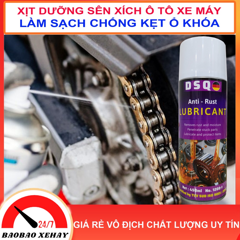[BÔI TRƠN CHỐNG RỈ SIÊU CẤP] Chai Xịt Dầu Bôi Trơn Chống Rỉ, Thẩm Thấu Chống Ăn Mòn, THIS Anti Rust Lubricant - SANTA