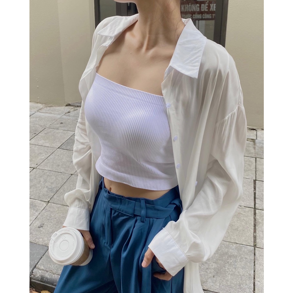 Quần vải thắt nơ dây to