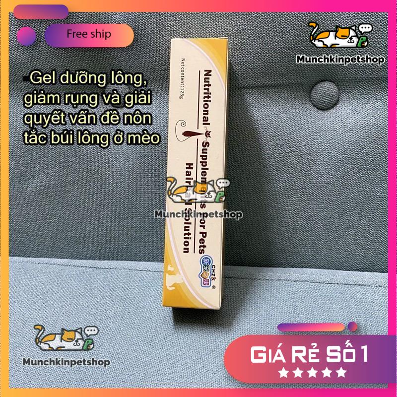 Gel dinh dưỡng cho mèo chó 125g  tăng cường dinh dưỡng và khoáng chất giúp mèo ăn ngon mượt lông