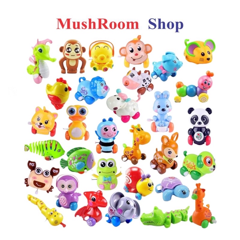 Đồ Chơi MushRoom Shop – Con Thú Chạy Cót Dễ Thương Cho Bé