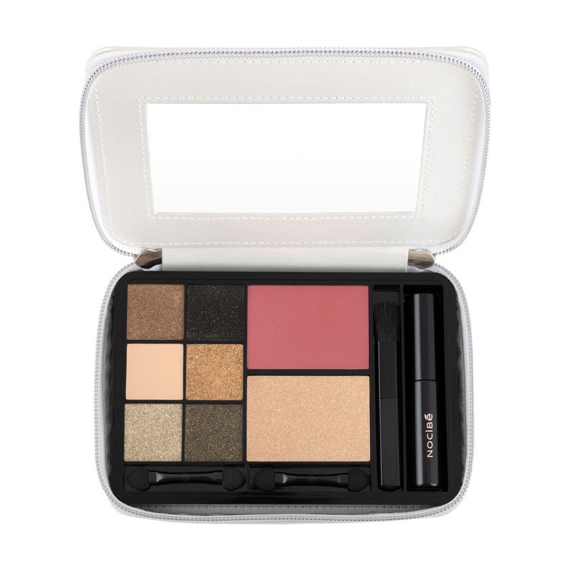 Bill Pháp - Set trang điểm Nocibe Beauty Palette gồm 6 màu mắt, 1 màu má, 1 phấn phủ bắt sáng