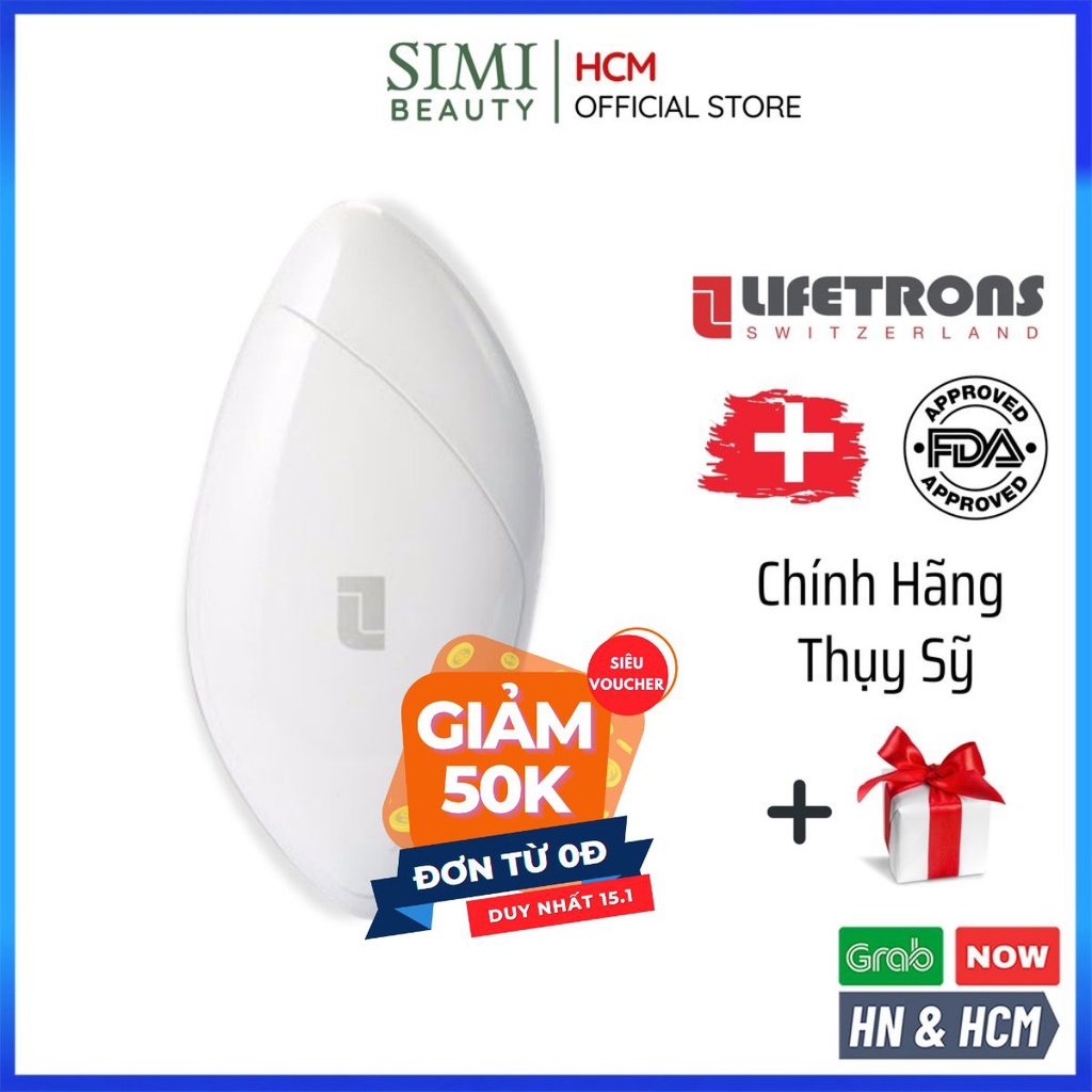 Máy phun sương mini cầm tay Nano LIFETRONS NS-400 tạo ẩm dưỡng da cấp nước tức thì giúp da mặt căng bóng mịn màng