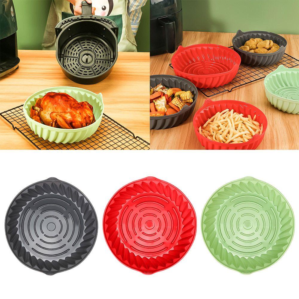 GOGOUP Giỏ Silicon Mềm Có Thể Gấp Gọn Dùng Để Nướng Bánh