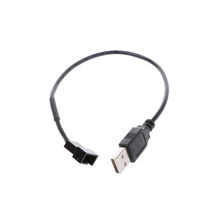 Cáp chuyển đổi đầu cắm usb 2.0 A sang 3-pin/4-pin cho quạt máy tính 5v