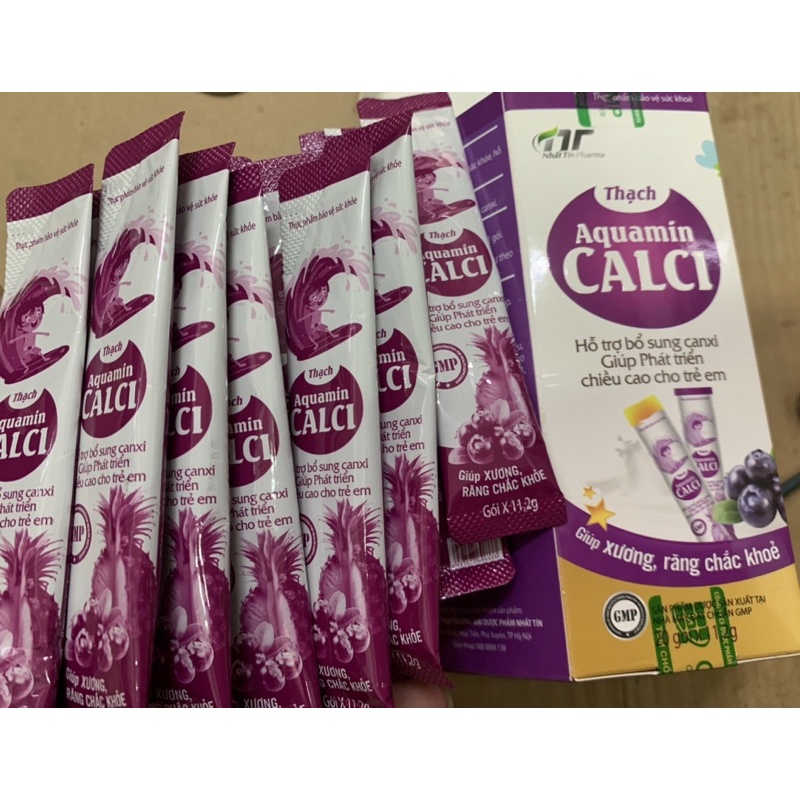 Thạch Calci - Hỗ trợ bổ sung calci cho bé ( Hộp 20gói )