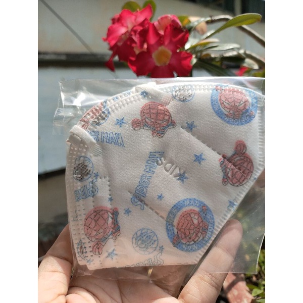Khẩu trang N95 hình Spider man cho bé