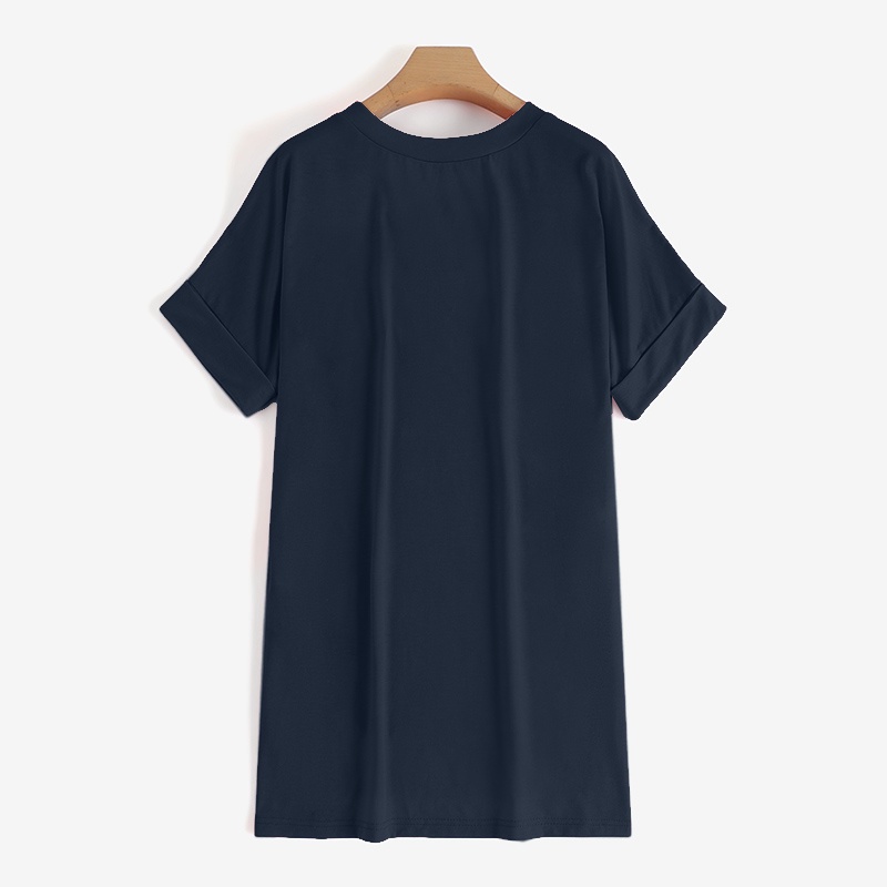 Áo kiểu ZANZEA tay lỡ cổ chữ V xẻ tà thời trang dành cho nữ