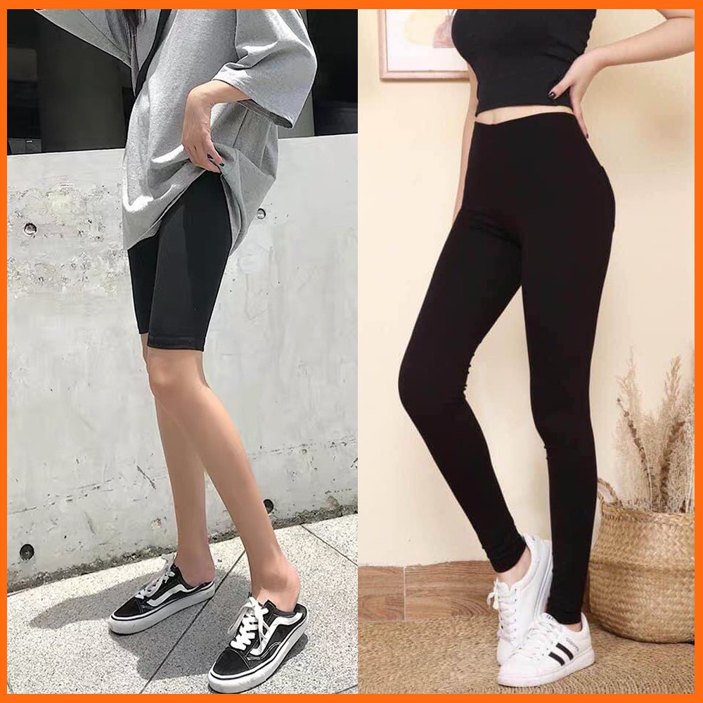 Quần legging dài nữ , Legging dài nữ nâng mông co giãn 4 chiều