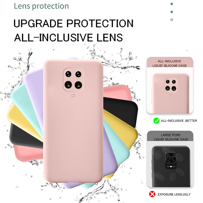 Ốp điện thoại silicon mềm màu trơn dành cho Xiaomi Mi Poco X4 M5 M5s M4 F4 GT Pro 4G 5G 2022