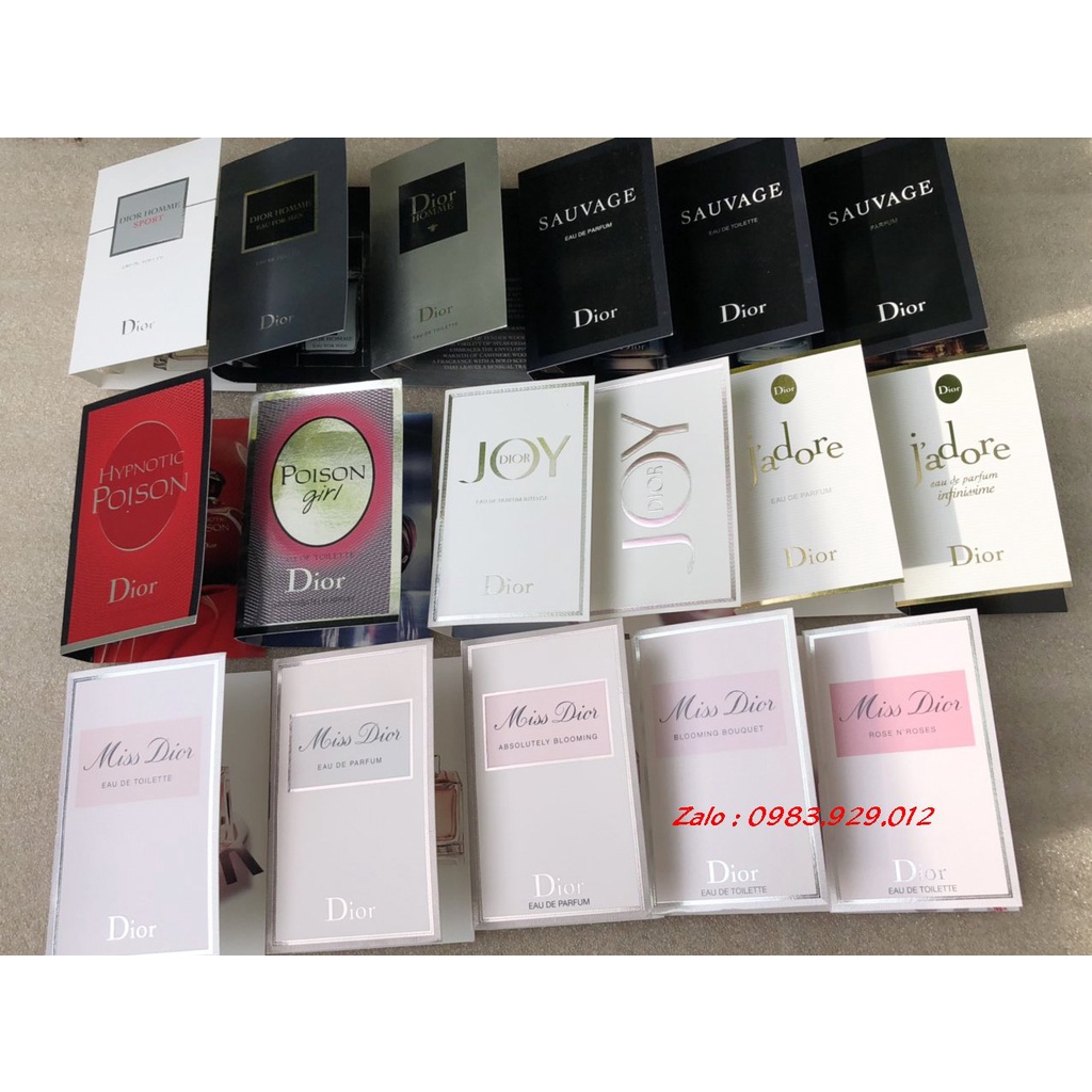 Mẫu thử nước hoa Dior chính hãng