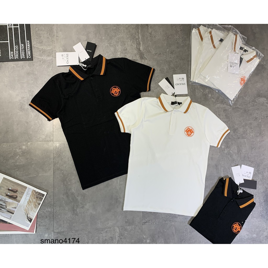 ⭐️HÀNG HIỆU⭐️Áo phông nam hàng hiệu vải cotton có cổ ngắn tay - Áo polo nam mùa hè xuất xịn, chất mát MENSON M-6001