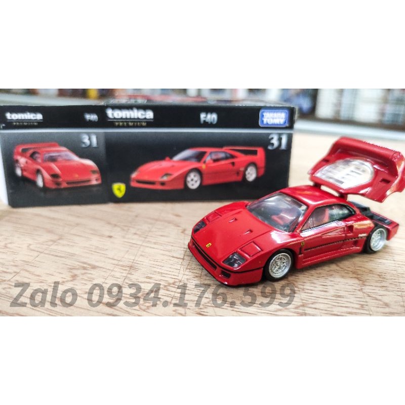 Mẫu xe mô hình Tomica Ferrari F40 chính hãng
