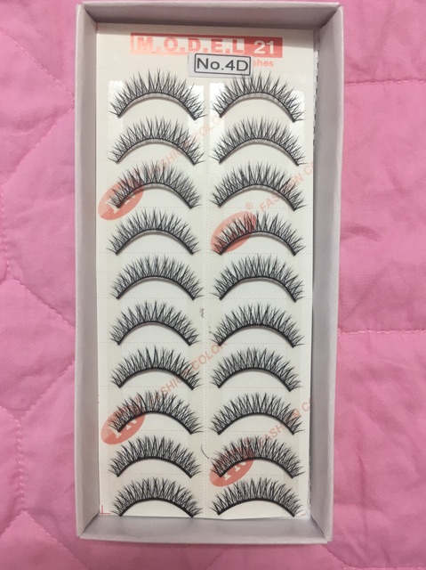 Lông Mi Giả Số 4D Hộp 10 Cặp MODEL 21 FASHION LASHES