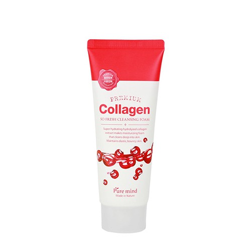 PURE MIND Collagen So Fresh Cleansing Foam Sữa rửa mặt Collagen