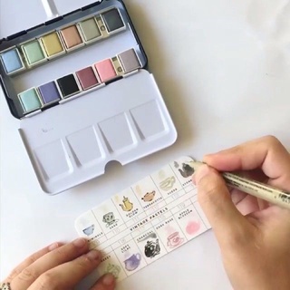 Màu nước Vintage Pastel