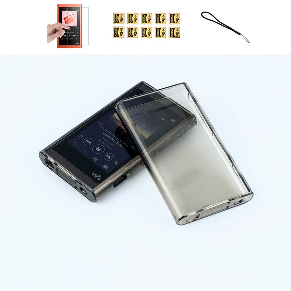 Ốp Điện Thoại TPU Mềm Trong Suốt Bảo Vệ Màn Hình Và Dây Đeo Cho Sony Walkman NW A50 A55 A56 A57 A55HN A56HN A57HN