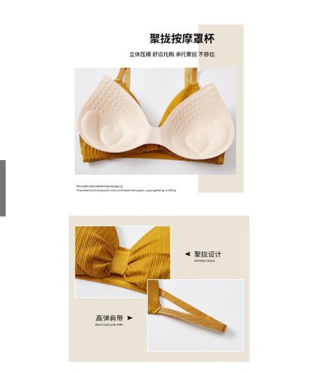 ÁO BRA THẮT NƠ GÂN TĂM XINH XẮN MÚT DÀY NÂNG NGỰC 308