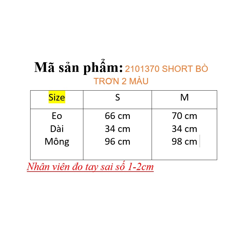 2101370 Quần short bò - quần short jeans nữ 2 màu xanh đậm, xanh nhạt có size