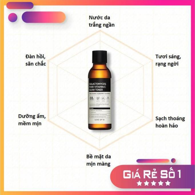 Nước Cân Bằng/Tinh Chất Dưỡng Trắng Nuôi Dưỡng Làn Da Sáng Mịn Từ Bên Trong SOME BY MI GALACTOMYCES PURE VITAMIN C Glow