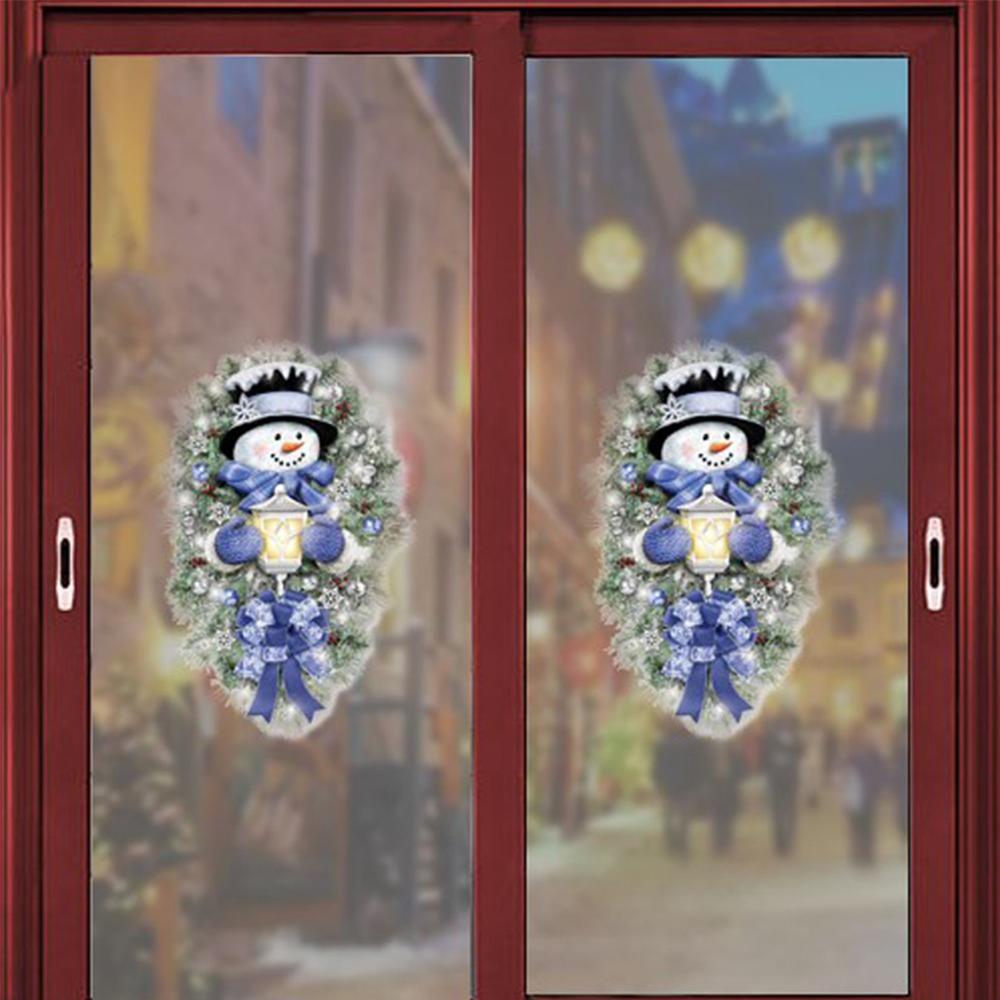 Đề Can Dán Trang Trí Cửa Kính Chủ Đề Giáng Sinh