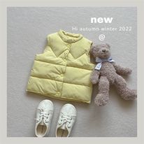 Áo phao Gile Hàn cho bé trai, bé gái phối đồ cực đỉnh